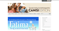 Desktop Screenshot of canisi-edition.com